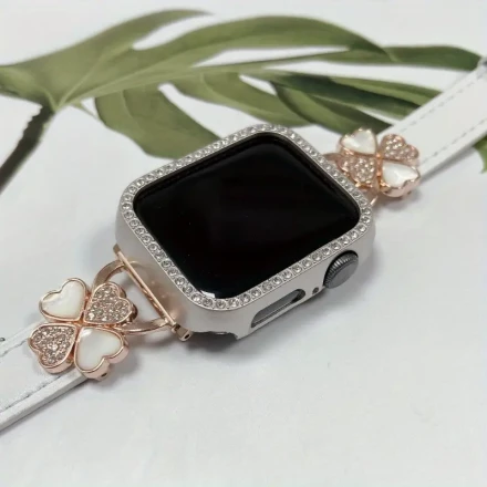 New Style Watch i watch 10th Generation Single Row Diamond Hollow Protection Case iWatch 42mm 46mm PC Protective Case