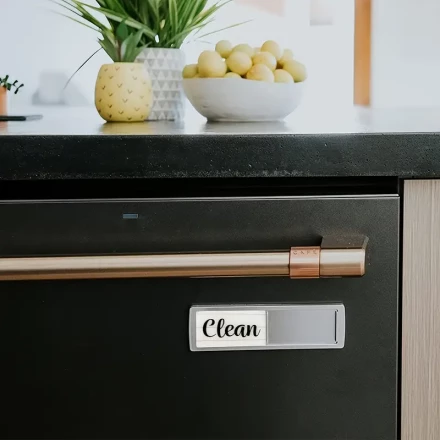 Dishwasher Magnet Clean Dirty Sign, Strong Clean Dirty Magnet for Dishwasher, Universal Dirty Clean Dishwasher Magnet Indicator for Kitchen Organization