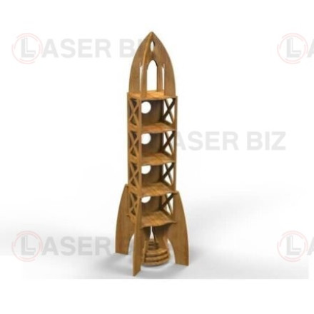 Rocket Wall Shelf