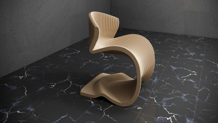 Designer wooden chair