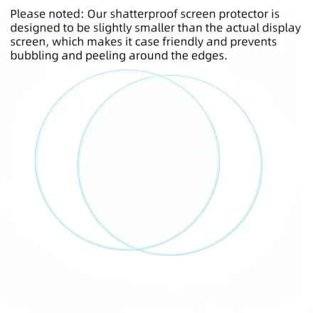 2pcs Tempered Glass Screen Protector for COROS PACE Pro, COROS PACE 3, COROS APEX 2/2 Pro, PACE 2, 9H Hardness, Glossy Finish, Water-Resistant, Scratch-Resistant Display Guard