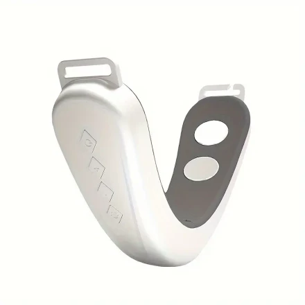 1pc Facial Beauty Facial Massager Intelligent Beauty Instrument White V-shape Female Home Portable Universal-Multi-color