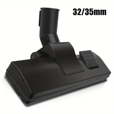 1pc Vacuum Cleaner Floor Nozzle, Black 32-35mm Base Laminate Universal Useful Things For Kitchen Parts Accessorie, Household Supplies
