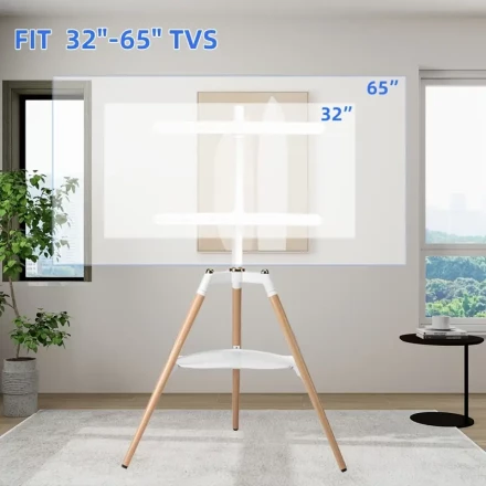 Adjustable Iron TV Stand Tripod, 32-65