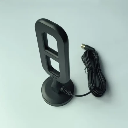 2024 Indoor TV Antenna, 360° Reception, Long Range for Smart HD TVs (4K 1080P), Magnetic Base, Easy Installation - USB Powered, 5V Operating Voltage, No Battery Required