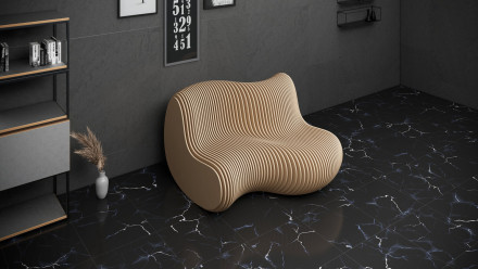 Designer loveseat