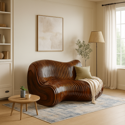 Designer loveseat