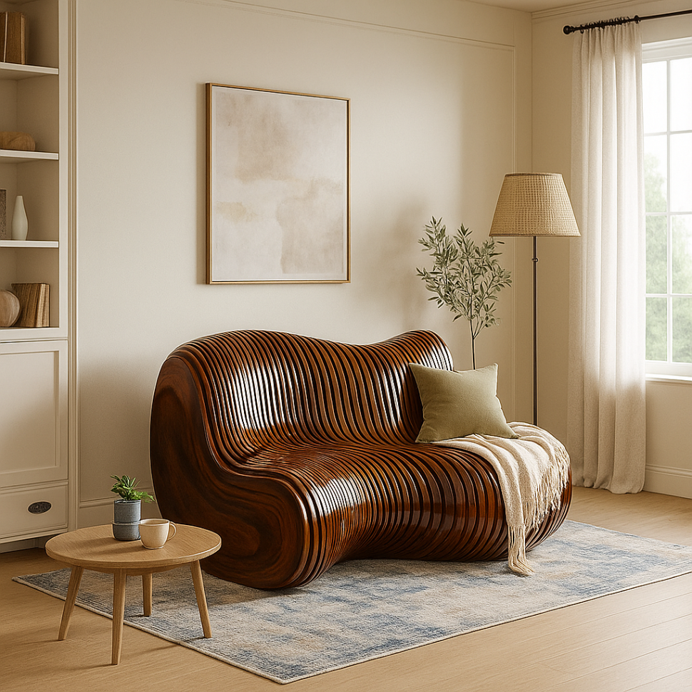 Designer loveseat