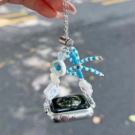 for Applewatch Macaron Color Simple Cute Bow Strap