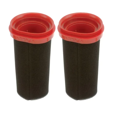 Premium Motor Protection Filter for Bosch Flexxo Cordless Vacuum Cleaners - Compatible with BBH3ZOO25, BBH3PETGB, BBH3211GB Models - Black & Red, Easy Install