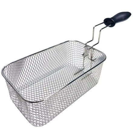 1pc Fryer Basket, Foldable Fry/steam Basket, Household Fry Basket Strainer, Frying Leak Net, Kitchen Cooking Tool For French Fries, Oil Frying Filter, Fry Basket Strainer For Kitchen Eid Al-Adha Mubarak