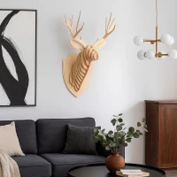 3D Deer Wall Art