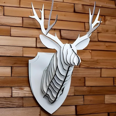 3D Deer Wall Art