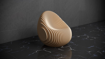 Artistic armchair