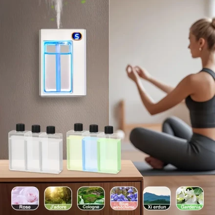 Automatic Aroma Diffusers And Humidifiers, Essential Oil Diffusers, Fragrance Spray Machines for Essential Oils/Perfumes, Long-Lasting Indoor Air Fresheners And Deodorizers, Bathroom Odor Eliminators, Long-Lasting Room Fragrances, Available in Wall-Mounte