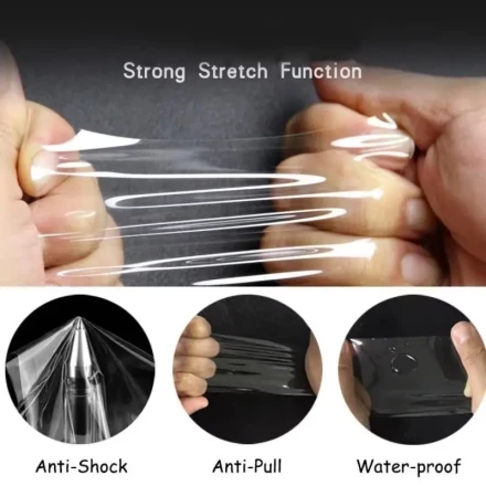 4pcs HD Smart Watch Full Coverage Screen Protector Water Gel Film Suitable for Samsung Galaxy Watch Ultra / FE / 5Pro / 7 / 6 / 5 / 4 / 3 / 6 Classic / 4 Classic 40mm, 44mm, 43mm, 47mm ETC Watch Screen HD Repair Scratch Protection Film