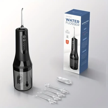 Portable USB Rechargeable Oral Irrigator Water Flosser, 700mAh Lithium Polymer Battery, ≤36V Operating Voltage, Ideal for Travel and Daily Dental Care