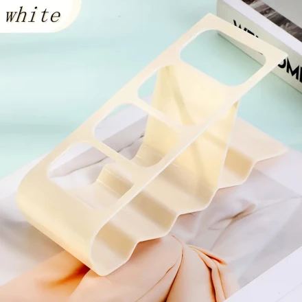 Multifunctional Remote Control Holder - Stylish Desktop Organizer, Suitable for TV, Air Conditioner, etc., Can Hold 4 Remote Controls, Available in Black, Brown, White, Storage Desktop Storage Rack Creative Multifunctional Storage Rack