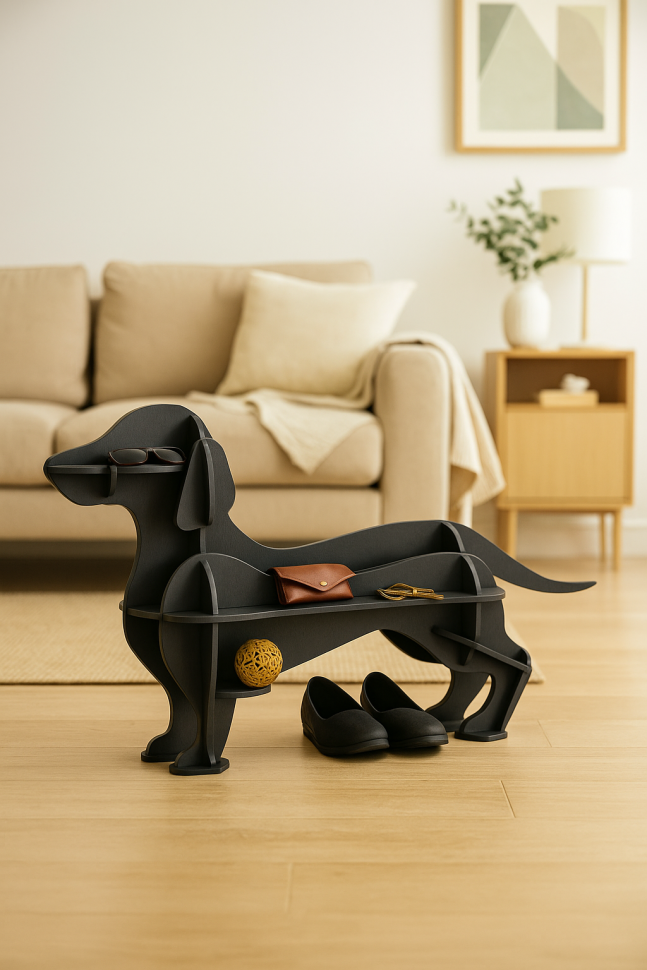 Multifunctional Sausage Dog Shelf