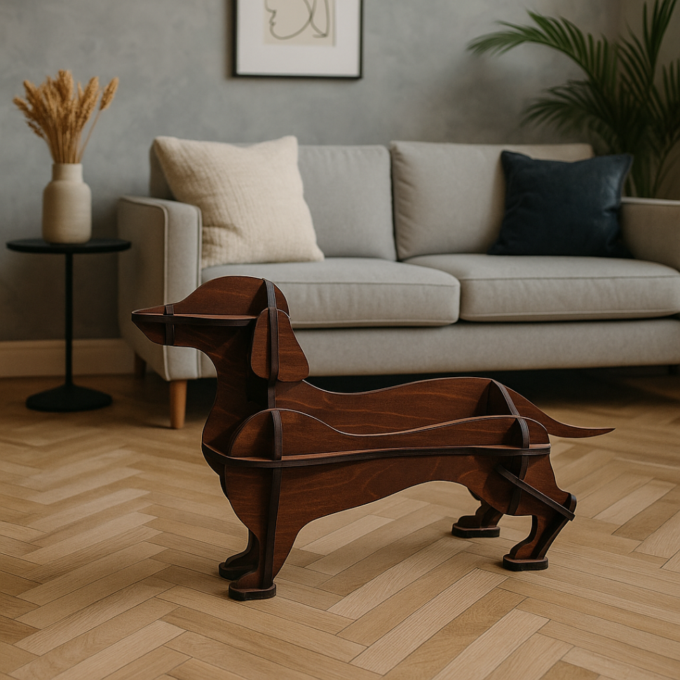 Multifunctional Sausage Dog Shelf