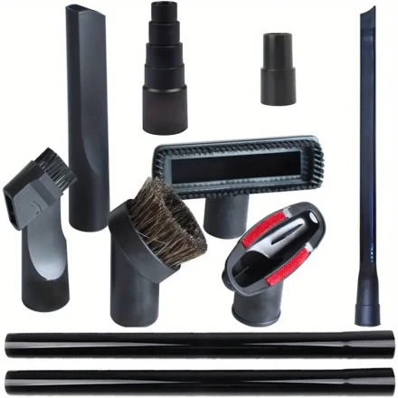 6pcs Vacuum Cleaner Attachment Set with Crevice Tool, Upholstery Tool, and Extension Wand - Compatible with LJ0154 and KTA004 - Uncharged, No Battery Required