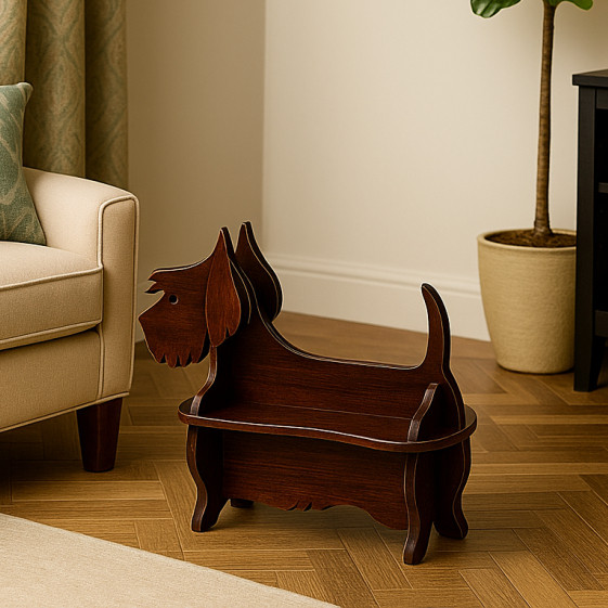 Multifunctional Scottish Terrier Shelf