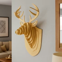 3D Deer Wall Art