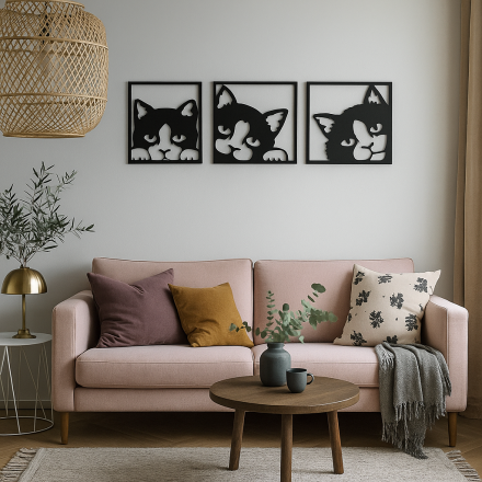 Wall Art with Cats