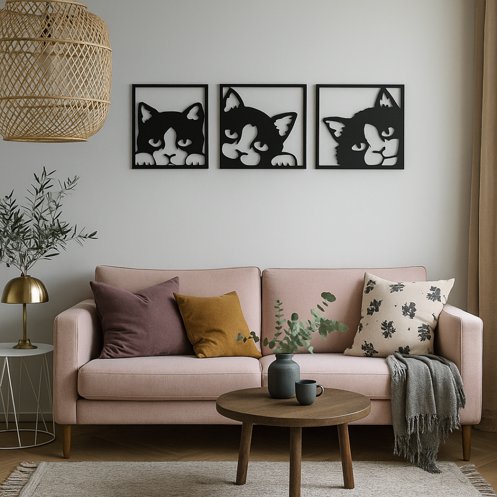 Wall Art with Cats
