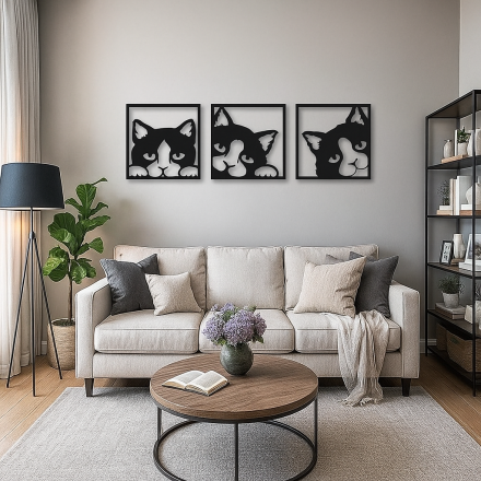 Wall Art with Cats