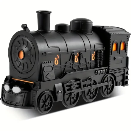Train-Shaped USB Aromatherapy Diffuser with Night Light & Remote - Dual Cool Mist Spray, Perfect for Home, Office, or Hotel, Essential Oil, Diffuser
