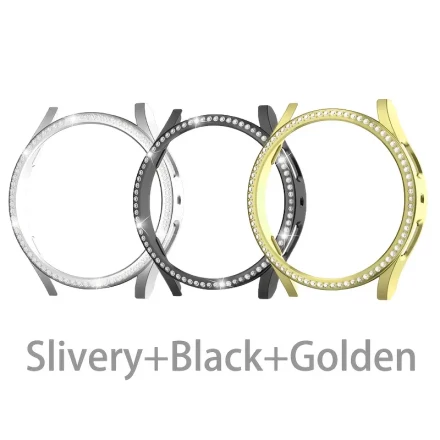 Set of 3 Diamond-Studded Protective Cases Suitable for Samsung Galaxy Watch 7, Available in 40Mm And 44Mm Sizes, Perfect As Gifts for Birthdays, Easter, Or for Boys And Girlfriends.