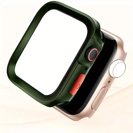 1pc Soft TPU Rugged Case for Apple Watch, Lightweight Shockproof Protective Cover, Compatible with Series 4/SE/5/6/7/8/9/10, Drop Proof Bumper Design