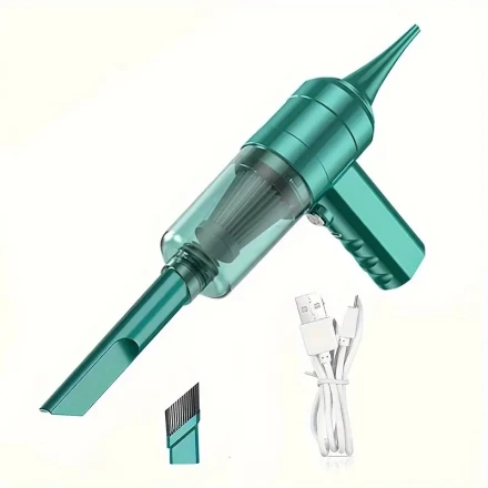 Powerful Cordless Handheld Vacuum Cleaner - Rechargeable, Lightweight for Car, Home & Pet Hair Removal with Gap Tool & Dust Brush Included, Portable, Cyclone