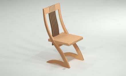 Chair with an unusual design