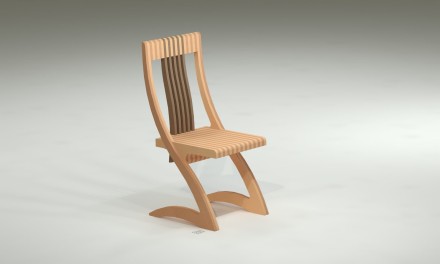 Chair with an unusual design