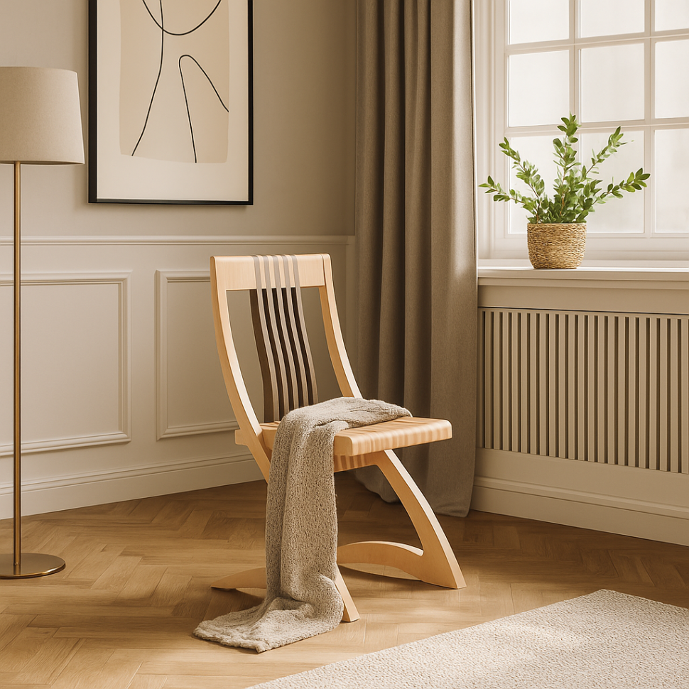 Chair with an unusual design