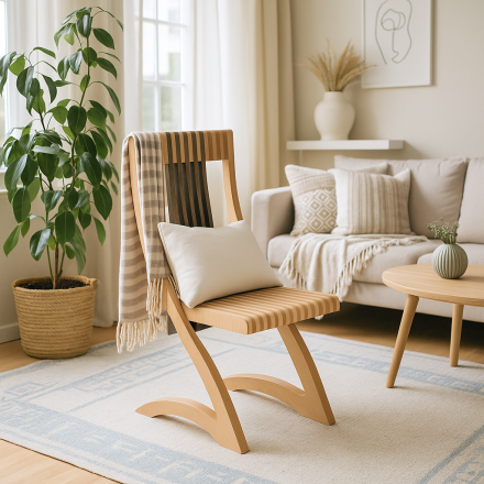 Chair with an unusual design