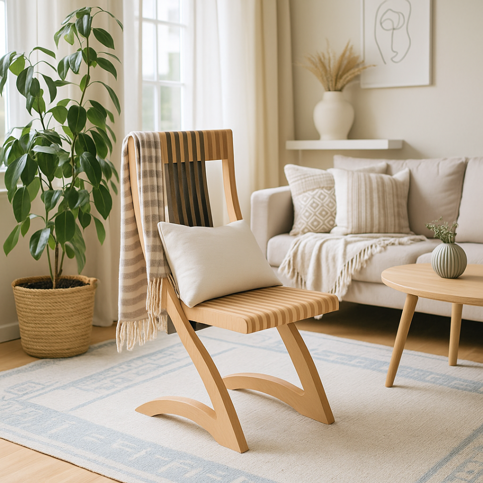 Chair with an unusual design