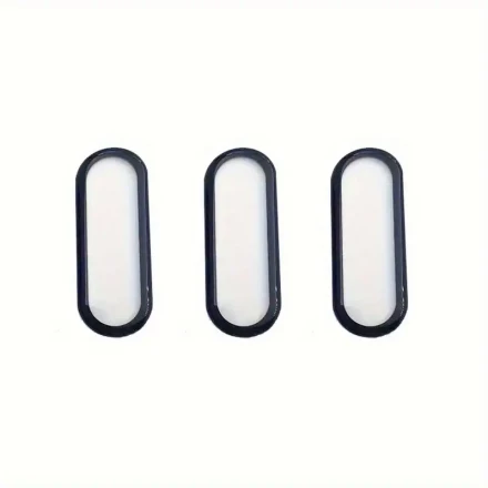 FireBee 3-Pack PET Screen Protector for Xiaomi Mi Band 9/8/7 - Soft Film, Full Coverage, Curved Edge, Glossy Finish, Touch Compatible, 2H Hardness, Smartwatch Screen Protection Not Water Resistant