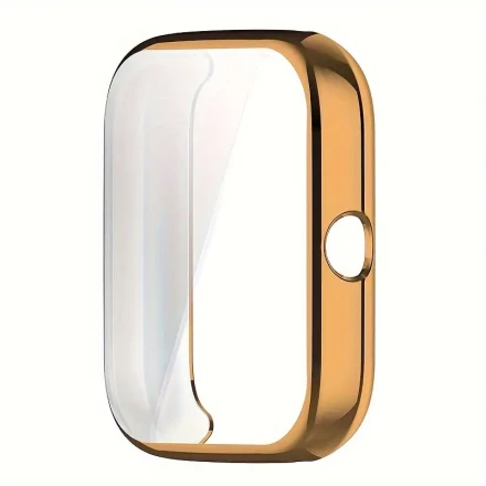 Case for Amazfit Bip 3/Bip3 Pro Smartwatch, Soft TPU Plated Bumper Full Face Cover Protective Case Accessories for Amazfit Bip 3/ Bip 3 Pro Men Women