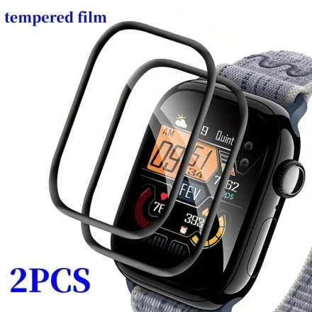 2pcs smartwatch HD tempered film for Watch Series 10 Series 10Aluminum Ultra 2 Watch GT2 Watch GT4 Watch GT5 screen protective film