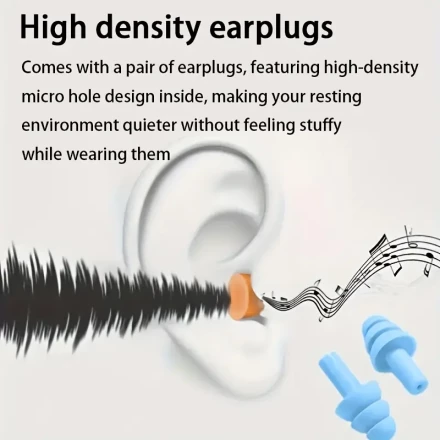 USB electric heating eye mask, adjustable temperature hot compress eye mask, complimentary ear plugs scented bag, ideal gift for friends and family, warm body and mind