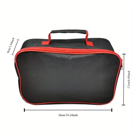 Polyester Storage Bag for Vacuum Cleaner, Air Pump, Car Tool Kit - Durable, Waterproof Oxford Cloth, No Battery, Multipurpose Organizer