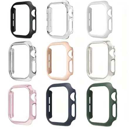 Set Of 9 Pieces Suitable For Apple Watch 10 Protective Case 42/46mm Hollow Shockproof Protective Case