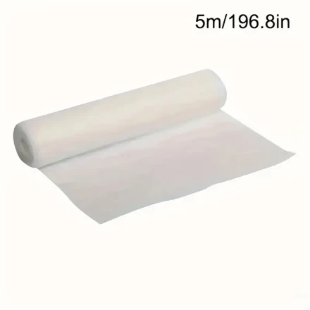 1pc of Roll-Type Range Hood Oil-Absorbing Filter Paper - White Oil-Proof Sticker, Smoke-Proof Kitchen Exhaust Fan Filter, Disposable Kitchen Range Hood Oil-Absorbing High-Temperature Filter Membrane Universal Film Net Cover.