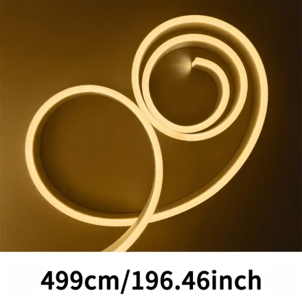 USB-Powered LED Strip Lights in Warm White - Perfect for Christmas, Office, Bedroom, Kitchen Decor & More - DIY Design, 99.01cm to 4.99meter Length Options