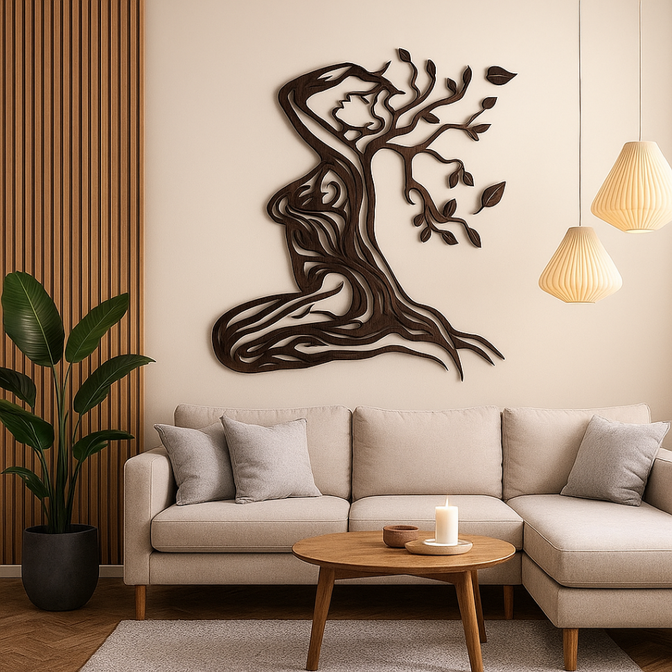 Wall Art with a Beautiful Girl