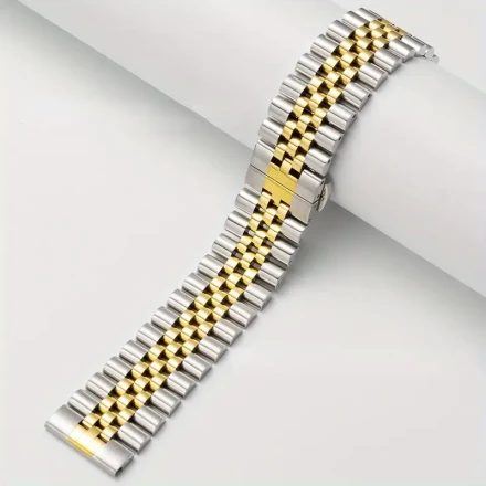 304 Stainless Steel Strap Five-bead Steel Smart Watch Strap DD-4004