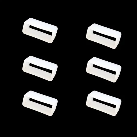 6pcs Watch Strap Bracket Ring, Silicone Strap Holder Fixing Fastener Ring Parts, Used for Replacing Smart Watch Straps, Watch Strap Rings, Watch Fixing Rings, Watch Buckle Accessories